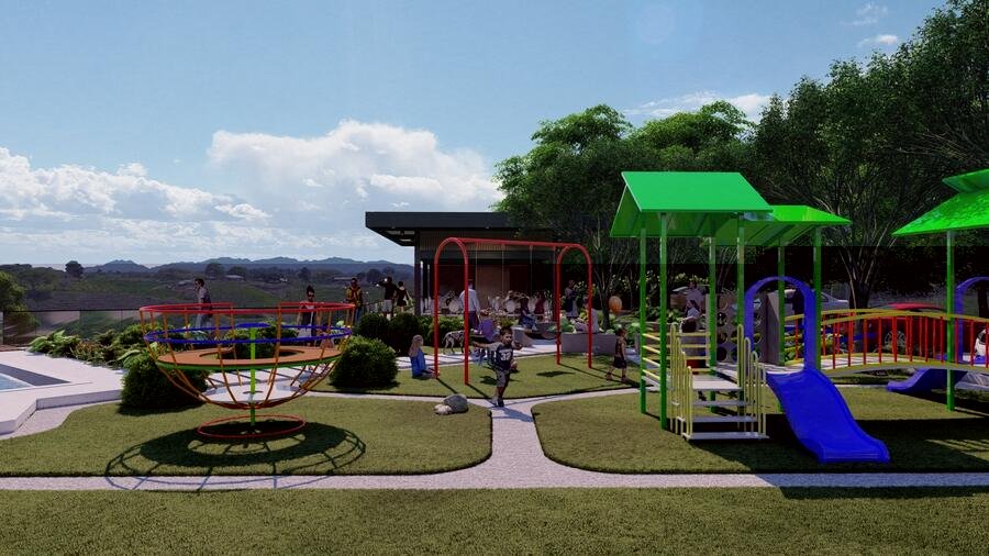 Render del parque infantil